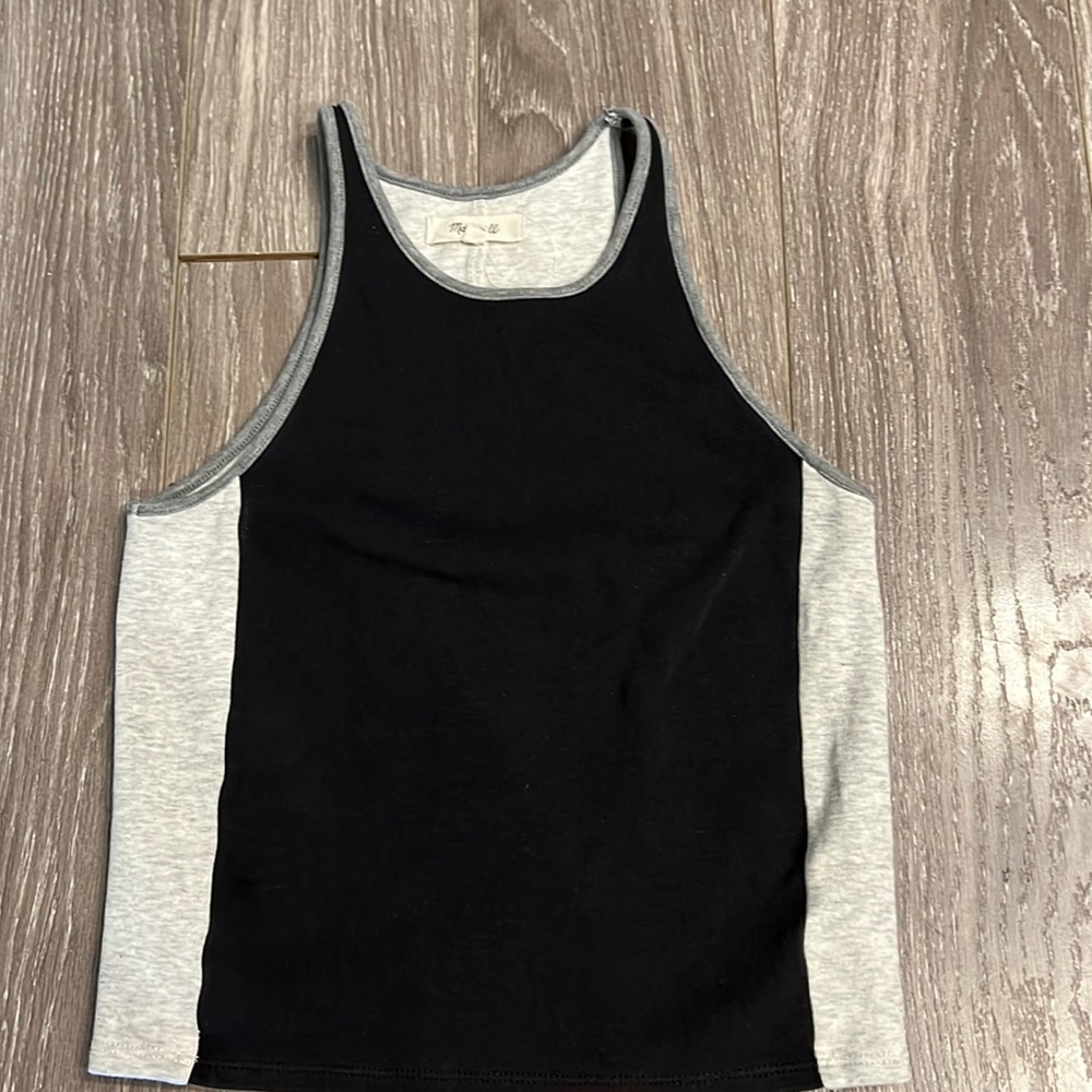 Madewell Cropped Racerback Tank